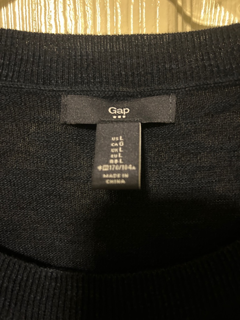 GAP Navy 3/4Sleeve 'LOVE' Graphic Top with Lemon. - Picture 2 of 5